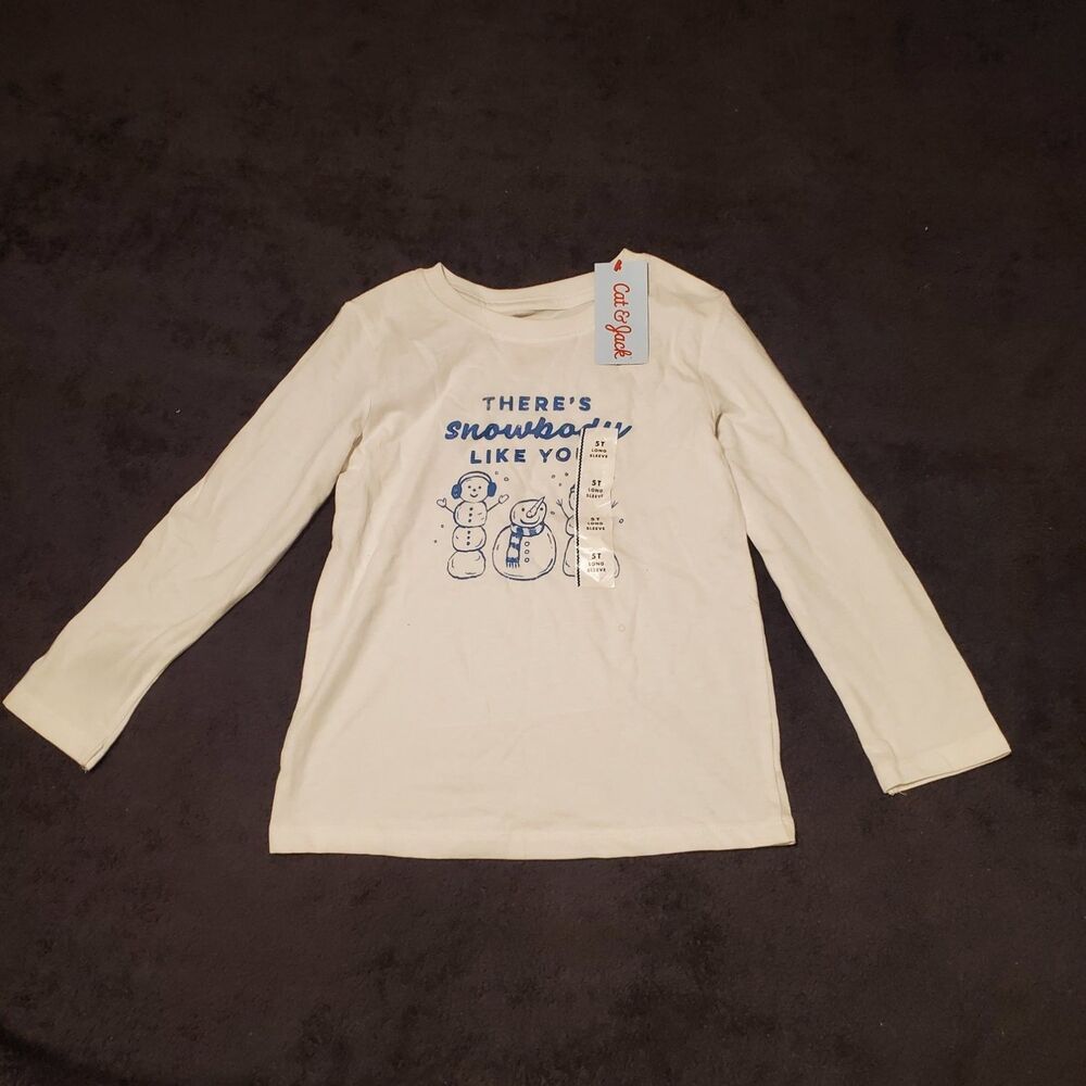 Cat & Jack There'S Snowbody Like You T-Shirt Kids 5T NWT